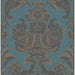 Cole & Son Wyndham Teal And Charcoal Wallpaper 94/3017.CS.0