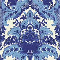 Cole & Son Aldwych Blue & White Wallpaper 94/5025.CS.0