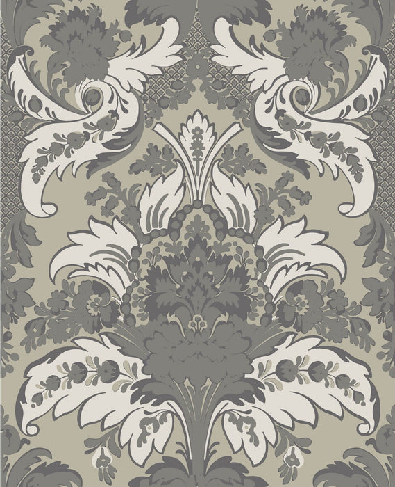 Cole & Son Aldwych Silver And White Wallpaper 94/5026.CS.0