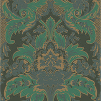 Cole & Son Aldwych Green And Gold Wallpaper 94/5028.CS.0
