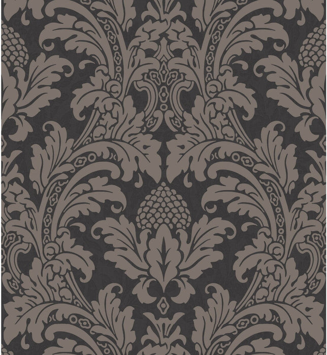 Cole & Son Blake Black And Graphite Wallpaper 94/6032.CS.0