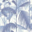 Cole & Son Palm Jungle Blues/ White Wallpaper 95/1005.CS.0