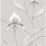 Cole & Son Orchid Grey/White Wallpaper 95/10055.CS.0
