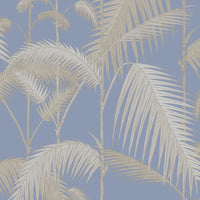 Cole & Son Palm Jungle Straw & Blue Wallpaper 95/1006.CS.0