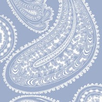 Cole & Son Rajapur Wht/Dk Blue Wallpaper 95/2014.CS.0