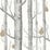 Cole & Son Woods & Pears Blk/Wht/Brnz Wallpaper 95/5027.CS.0