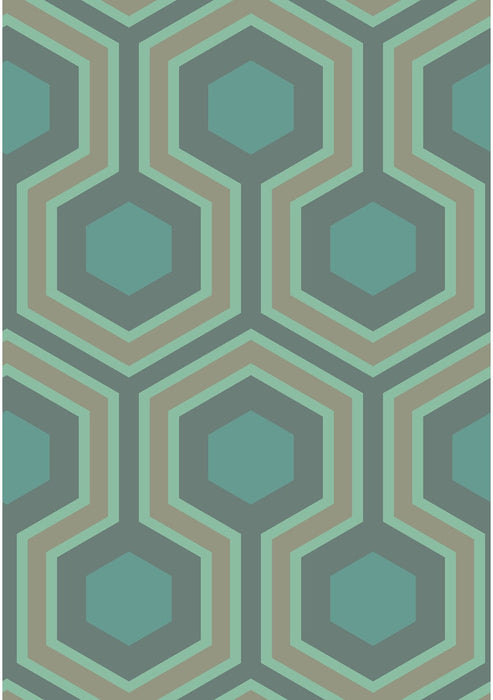 Cole & Son Hicks Grand Green Wallpaper 95/6034.CS.0