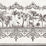 Cole & Son Rou Border Charcoal Wallpaper 99/10044.CS.0