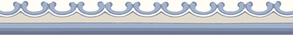 Cole & Son Broderie Border Blue Wallpaper 99/14058.CS.0