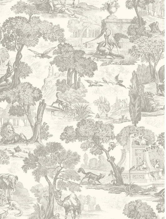 Cole & Son Versailles Charcoal Wallpaper 99/15061.CS.0
