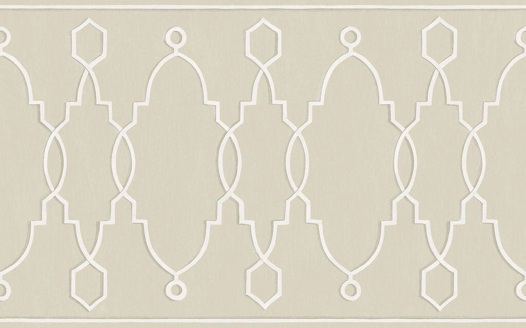 Cole & Son Parterre Border Stone Wallpaper 99/3016.CS.0