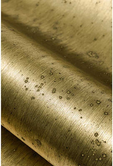 Winfield Thybony Aurora Aged Brass Wallpaper Sample WMT5019.WT.0