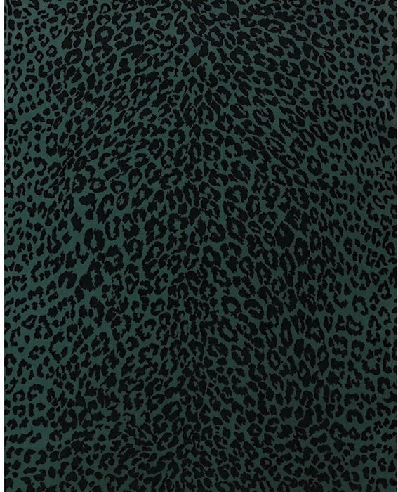Brunschwig & Fils Madeleine'S Leopard Teal Fabric Sample 8023127.313.0