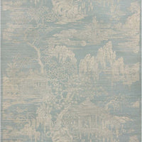 Brunschwig & Fils Loyang On Sisal & Cotton Cream On Iceberg Wallpaper BR-69489.200.0
