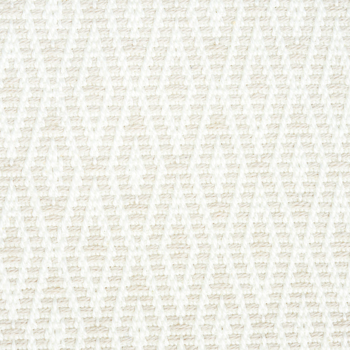 Schumacher Derby Diamond Performance Ivory Fabric Sample 77520