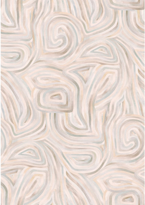 Cole & Son Kawakubo Soft Apricot Wallpaper Sample 126/4010.CS.0