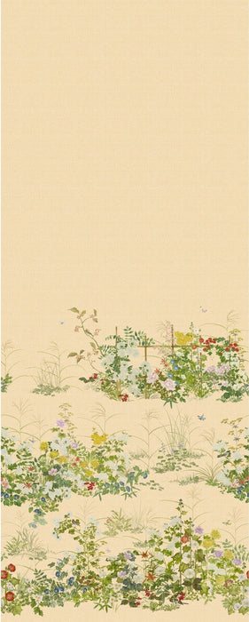 Cole & Son Scenic Flora Metallic Gold Wallpaper Sample 126/7025.CS.0