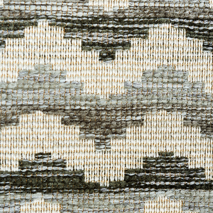 Schumacher Roebuck Performance Grey Fabric 77542