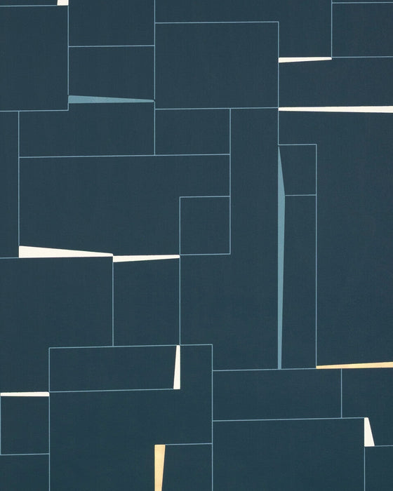 Kravet Couture Counterculture Indigo Wallpaper W4397.50.0