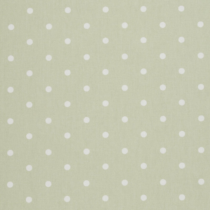 Clarke & Clarke Dotty Sage Fabric F0063/10.CAC.0