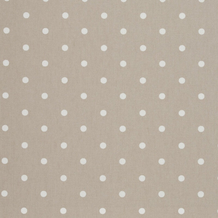 Clarke & Clarke Dotty Taupe Fabric F0063/12.CAC.0