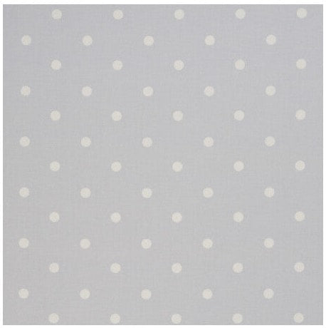 Clarke & Clarke Dotty Grey Fabric F0063/13.CAC.0