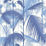 Cole & Son Palm Jungle Hyaci On Wht Fabric F111/2006L.CS.0