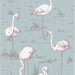 Cole & Son Flamingos Wht/Fuch On Sfoam Fabric F111/3010L.CS.0