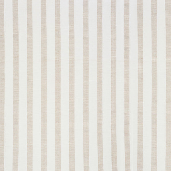 Schumacher Ketley Performance Stripe Natural Fabric Sample 77560