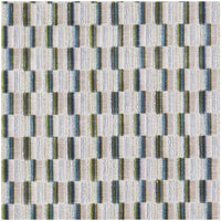 Clarke & Clarke Cubis Peacock Fabric F1240/05.CAC.0