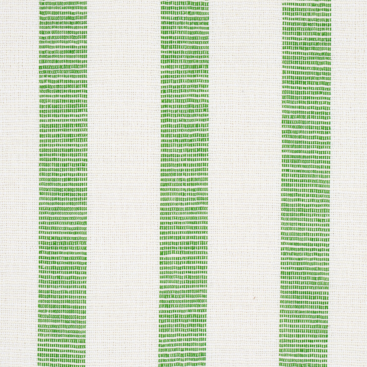 Schumacher Ketley Performance Stripe Green Fabric Sample 77565