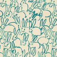 Lee Jofa Modern Hutch Print Turquoise Fabric GWF-3523.13.0