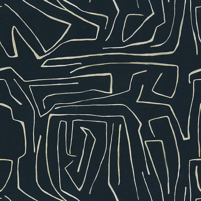 Lee Jofa Modern Graffito Onyx/Beige Fabric GWF-3530.816.0