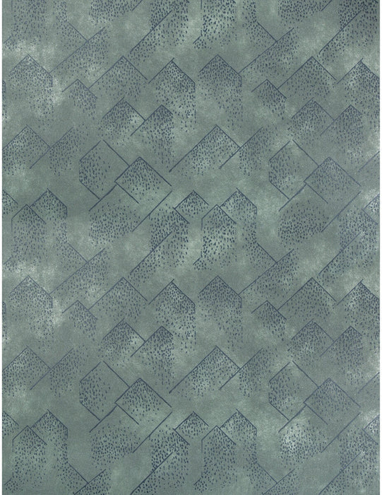 Lee Jofa Modern Brink Paper Navy/Slate Wallpaper GWP-3703.115.0