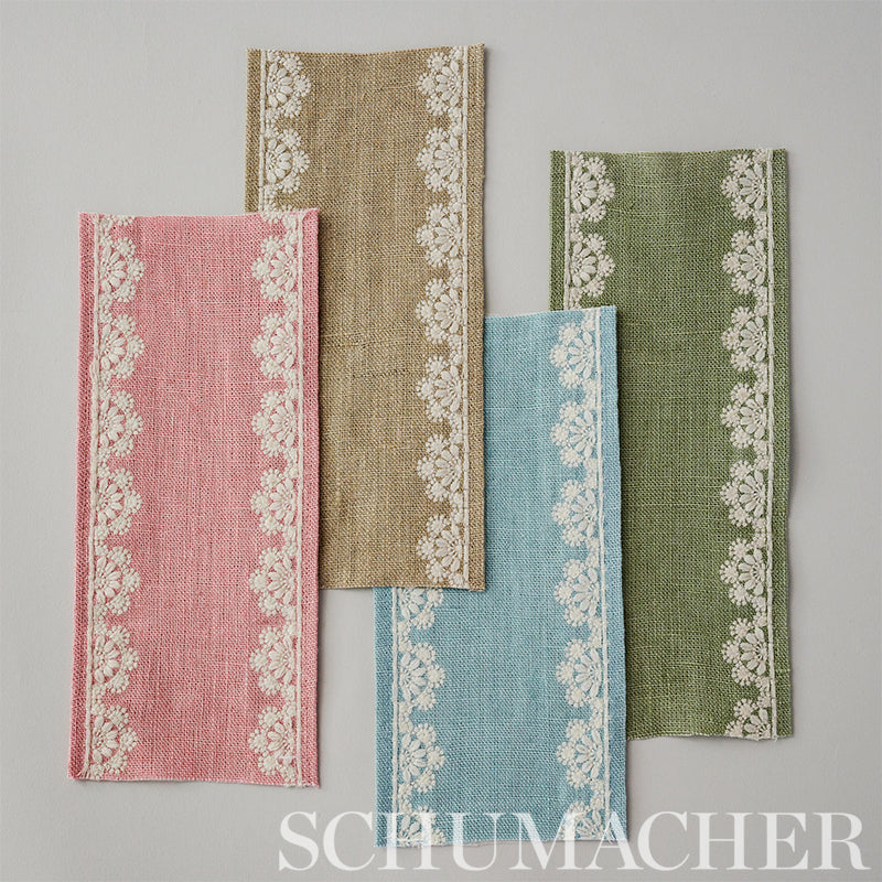 Schumacher Cecily Tape Rose Trim 77572