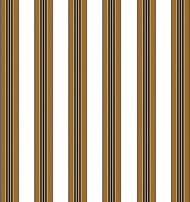 Brunschwig & Fils Rayure Lione Tobacco Wallpaper P8015104.46.0