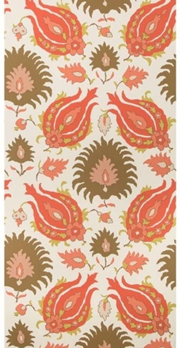 Brunschwig & Fils Kashmiri Blush/Toast Wallpaper P8020102.1736.0