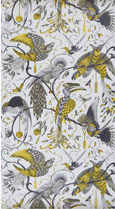 Clarke & Clarke Audubon Gold Wallpaper W0099/02.CAC.0