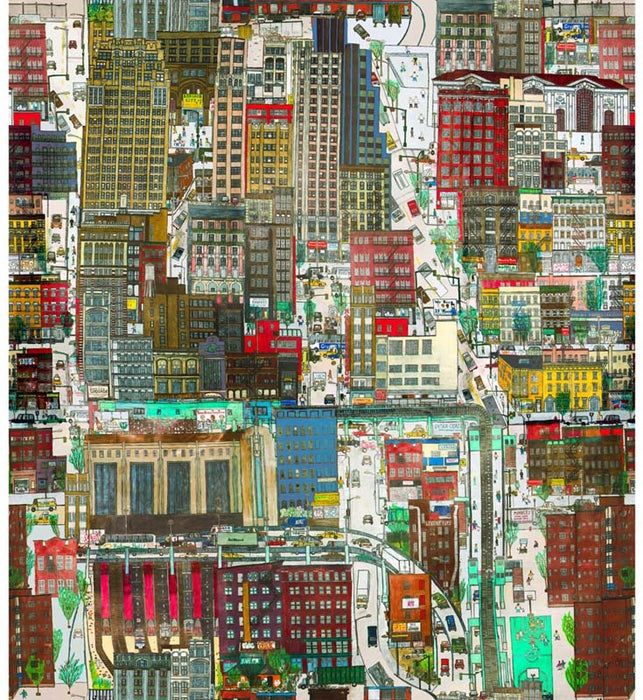Kravet Couture Urban Planning Multi Wallpaper W3583.319.0