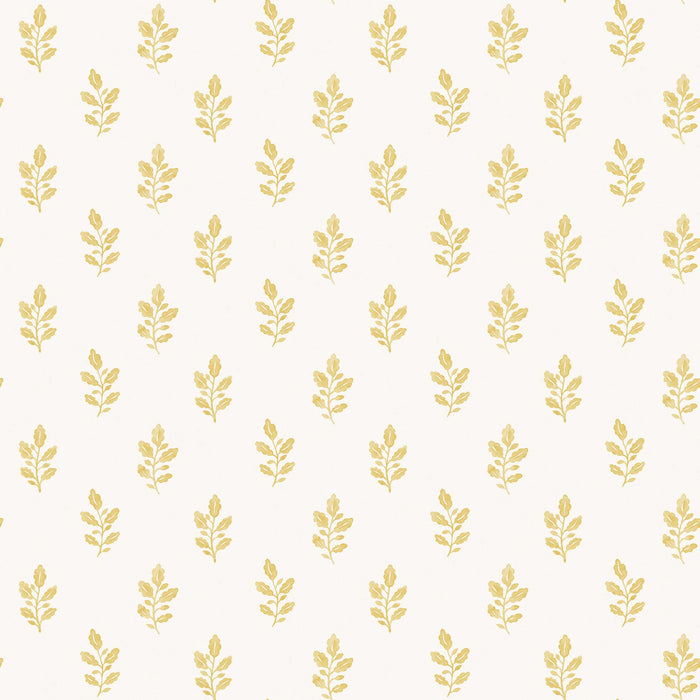 Schumacher Little Oak Yellow Wallpaper 7774