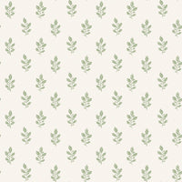 Schumacher Little Oak Green Wallpaper 7776