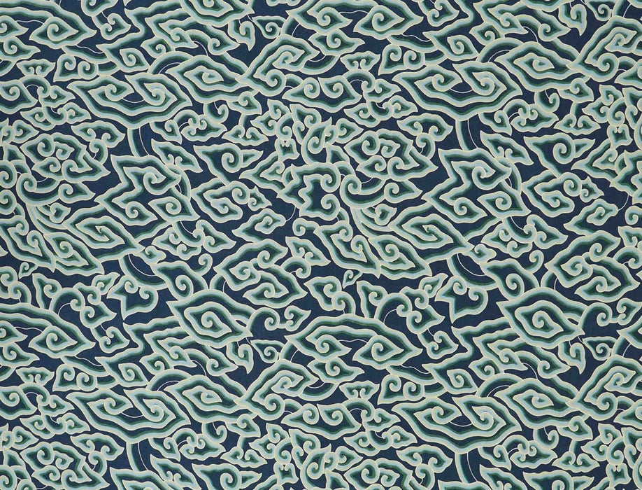 Jim Thompson Kumo Peacock Fabric Sample JT013873005
