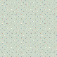 Schumacher Petite Cherie Aqua Wallpaper 7782