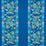 Schumacher Lotan Dragon Embroidery Blue Fabric 78091