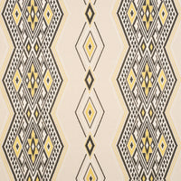 Schumacher Bayeta Embroidery Yellow & Neutral Fabric 78152