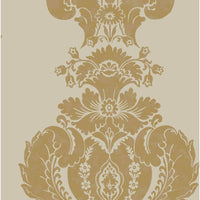 Cole & Son Baudelaire Linen And Gold Wallpaper 94/1003.CS.0