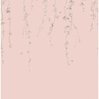 Cole & Son Hummingbirds Flora Pink/Grey Wallpaper 124/2014.CS.0