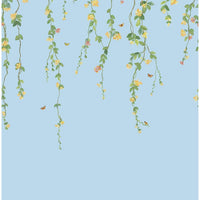 Cole & Son Hummingbirds Flora Blue Wallpaper 124/2011.CS.0