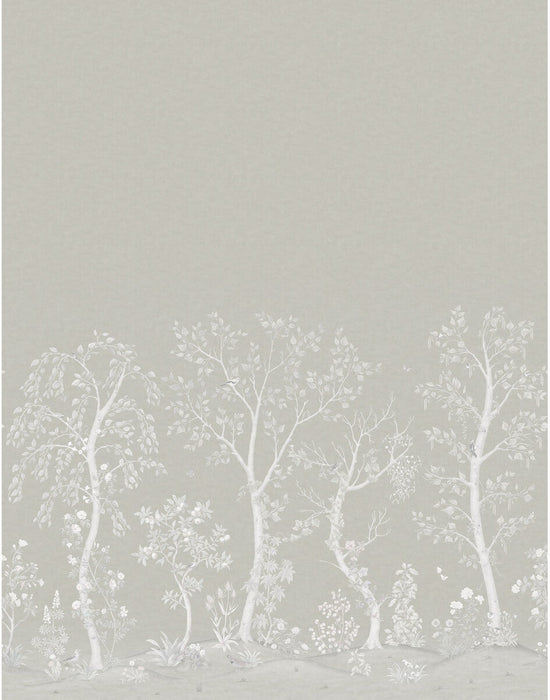 Cole & Son Seasonal Woods Platinum Wallpaper 120/6023S.CS.0