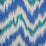 Jim Thompson Zigzag Sapphire Fabric Sample JT013947005
